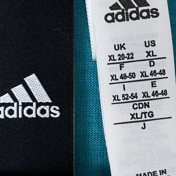 Adidas Racerback Athletic Turquoise Tank Top, New with Tags - Picture 3 of 15